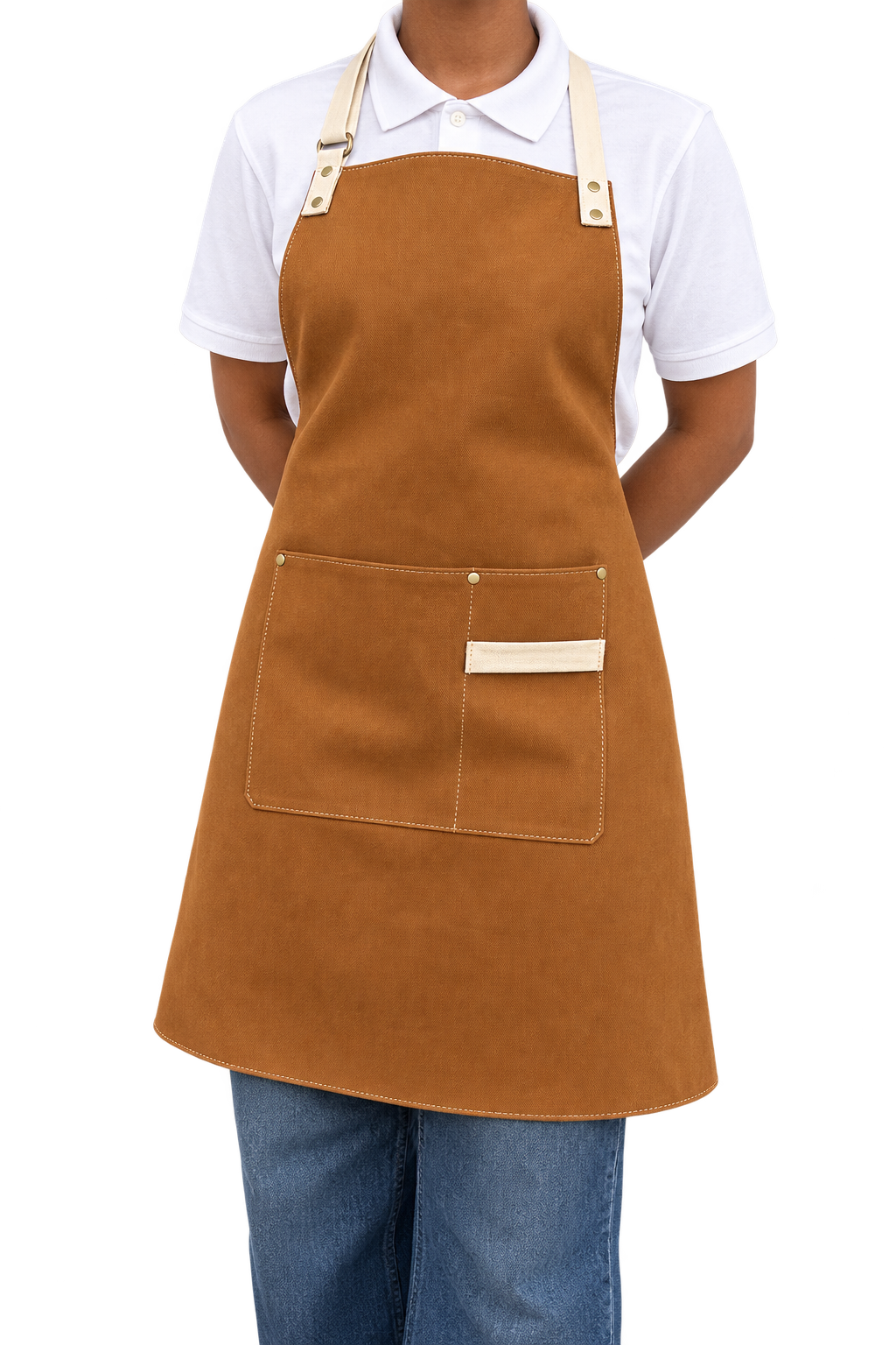 Harenna Canvas & Leather Barista Apron