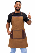 Harenna Canvas & Leather Barista Apron